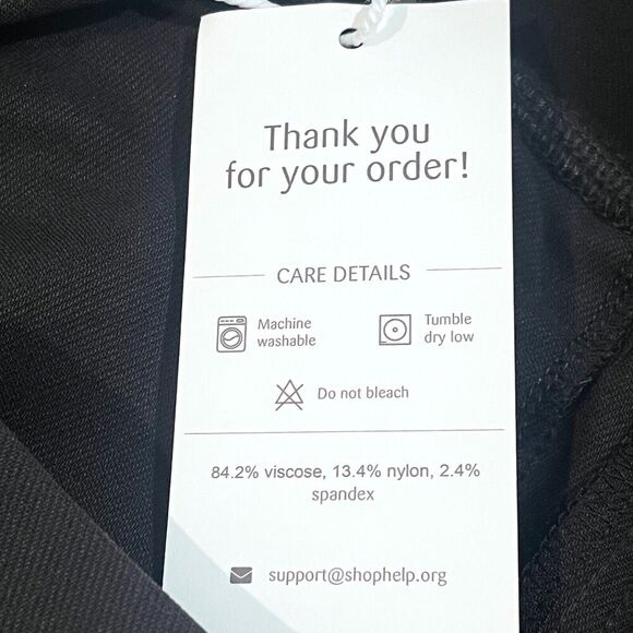 Ease Trousers Women's High Waisted Straight Leg Stretchy GrayPants Size Large - Picture 11 of 12